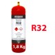 2 Kg R32 KÄLTEMITTEL NACHFÜLLBAR GAS FLASCHE