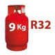 9 Kg GAS REFRIGERANTE R32 BOTELLA RELLENABLE