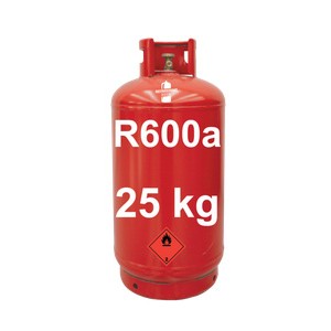 25 Kg R600a GAS (isobutane) REFILLABLE CYLINDER