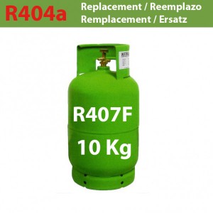 GAZ R407F (ex R404a) BOUTEILLE 10 KG RECHARGEABLE