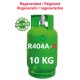 GAZ R404a BOUTEILLE 10 KG RECHARGEABLE