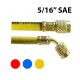 MANGUERA POR REFRIGERANTE 1,5m 5/16"F - 5/16"F CON DEPRESOR