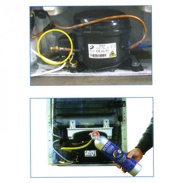 1 KG Kältemittel GAS R134a aufladen kit mit manometer für den