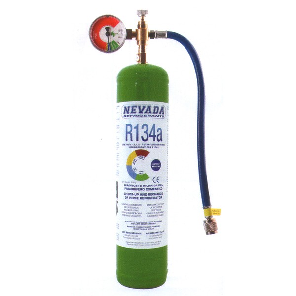 R134a gas refrigerante kit de recarga 1 Kg refrigerador