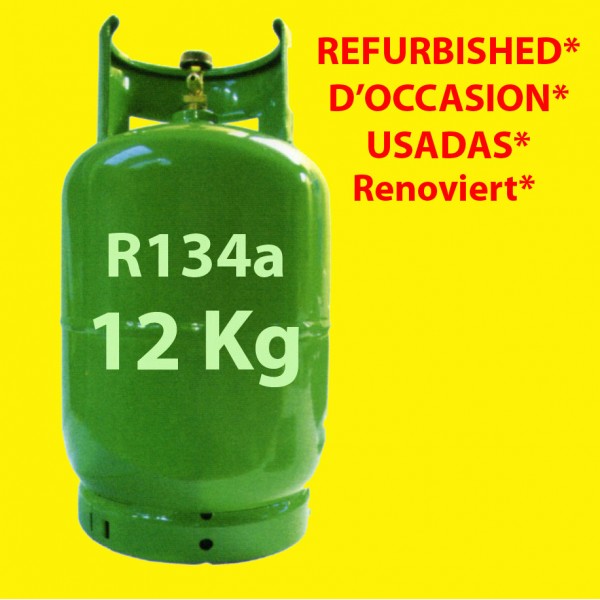 R134a R134 refrigerant gas 12 Kg refillable used cylinder discount